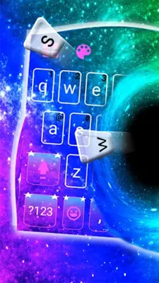 Black Hole Keyboard Theme android App screenshot 2